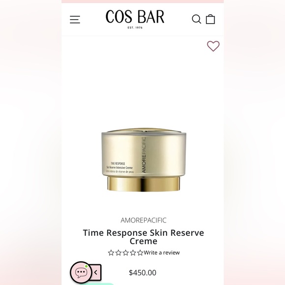 Set of 2! New in box! Amorepacific Time Response Skin Reserve Cream travel size - Picture 4 of 4